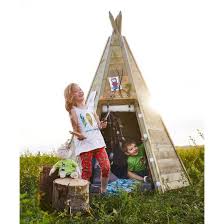 Plum Kinder Spieltipi Aus Holz Jako O Tipi Spielzeug Draussen Sandspielzeug