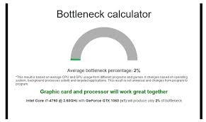 The Bottleneck Calculator General Discussion Neowin