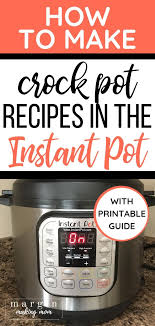 How To Make Your Favorite Slow Cooker Recipes In The Pressure Cooker Instant Pot Pressure Cooker Instant Crock Pot Instant Pot
