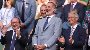 Wimbledon champion makes King Felipe of ...