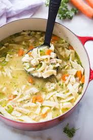 Meanwhile, stir the noodles into the soup. Truly Homemade Chicken Noodle Soup Recipe Chicken Soup Recipes Chicken Noodle Soup Homemade Soup Recipes Chicken Noodle