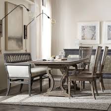 For more than 90 years, hooker furniture has been helping people decorate beautiful homes. Hooker Furniture Woodlands 5 Piece Table And Chair Set With Banquette Zak S Home Table Chair Set With Bench