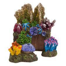This medium size coral aquarium ornament is a great idea for any fish lovers tank. Top Fin Coral Reef Cave Aquarium Ornament Aquarium Ornaments Aquarium Decorations Fish Ornaments