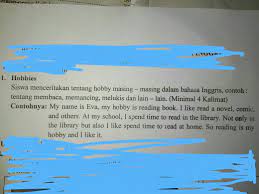 We did not find results for: Buatlah Cerita Tentang Hobi Menyanyi Minimal 4 Kalimat Pake Bhs Inggris Brainly Co Id