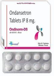Ondansetron Tablets IP 8mg (Pack of 200) at ₹ 96.81/stripe in New Delhi | ID: 20654675212