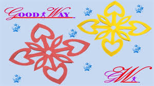 طريقة قص زخارف على الورق How To Make Flower With Color Paper Hand Art Flower Making Paper