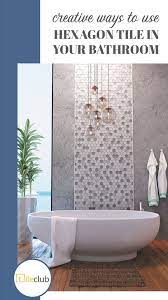 Bathroom masonry and tiling showers tile bathtubs styles. Designing A Bathroom With Hexagon Tiles Glass Tile Shower Tile Accent Wall Bathroom Shower Accent Tile