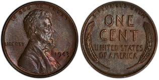 A shortage of copper combined with a need to provide coinage to commerce forced the mint to use an alternative. 1943 1c Bronze Bn Regular Strike Lincoln Cent Wheat Reverse Pcgs Coinfacts