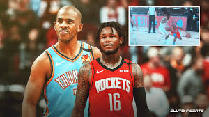 Ben mclemore is currently playing in a team houston rockets. Thunder News Chris Paul Defends Below The Belt Shot On Ben Mclemore