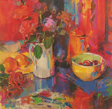 Candy Roses By Peter Graham Candy Roses Art Painting