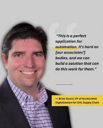In an interview with Robotics 24/7, Brian Gaunt, VP of Accelerated  Digitalization for DHL Supply Chain, talked about how DHL is embracing the  future of logistics with automation. Stretch, our cutting-edge mobile