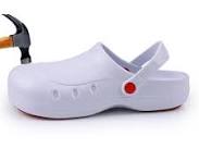 Rocky Buffalo Bulk High Quality Steel Toe Cap Safety Slippers for Food Industry Anti-Smashing Wear Resistant White Work Footwear