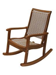 Resin Wicker Eucalyptus Rocking Chair Gardener S Supply Wicker Rocking Chair Patio Rocking Chairs Outdoor Rocking Chairs