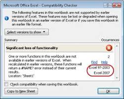 use excel with earlier versions of excel excel