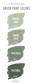 Soothing Greens Color Palette Colorfully Behr Exterior Paint Colors For House Paint Colors For Home Green Paint Colors