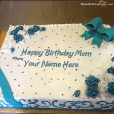 Celebrate your mom birthday in a special way. Happy Birthday Mom Cake With Name