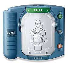 The adhesive defibrillation pads come in a disposable cartridge. Amazon Com Philips Heartstart Home Aed Defibrillator With Slim Carry Case And Adult Aed Training Pads Cartridge Health Personal Care