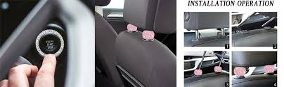 This is a large sun shade that is going to work very well for people who are driving suvs or trucks. Savori Car Headrest Collars Head Rest Rings Decor Charms Bling Crystal Rhinestone Interior Decoration Accessories For Car Suv Truck 4 Pack And Ignition Button Ring Sticker 1pack Red