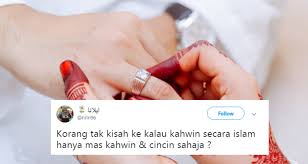 Aik pakai gelang pun tak boleh ke? Amalan Memakai Cincin Perkahwinan Bukan Daripada Ajaran Islam Pesona Pengantin