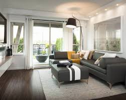 The better you clean the room before starting, the better the eventual finish will be. Impressive Gray Color Scheme Living Room Decorating Idea Features Cozy Gray L Sha Living Room Wood Floor Living Room Hardwood Floors Elegant Living Room Design