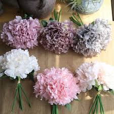 Oregon pride hydrangea has black stems with vivid purple blossoms. Hot Sale 5pcs Bouquet Artifical Hydrangea Flowers Wholesale Wedding Hand Flower Home Decoration Crafts Buy Wedding Bouquet Flower Decoration Hydrangeas Flowers Product On Alibaba Com