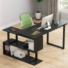 2018 New Design L Shape Computer Desk With Bookshelf Pc Laptop Study Table Home Office Wood Metal Office Desk Buy Modern Simple Computer Desk Office Working Table Wood Metal Office Computer Desk