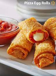 Make Sure You Have The Best Game Time Goodies These Pepperoni Egg Rolls Make A Great Appetizer And Are So Easy To Prepare Jus Food Egg Roll Recipes Egg Rolls