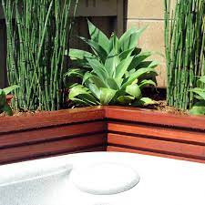 These planters can be tailored with dozens of colors and finishes, including metal infused, faux metal, stone, wood, and paint. Modern Wood Planter Modern Garden Los Angeles By Studio H Landscape Architecture Houzz