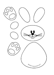 Bunny templates to print creative images. Bunny Printable Template Easter Template Easter Templates Bunny Templates Easter Bunny Template