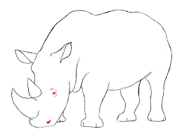 And i'm very in touch with my inner child. How To Draw A Rhino Draw Central Animal Sketches Drawings Big Animals