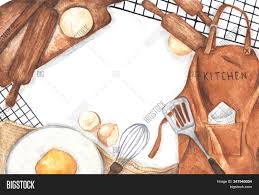 Maybe you would like to learn more about one of these? Baking Or Cooking Background With Kitchen Utensils Flour Eggs And Brown Apron On White Background Image Stock Photo 347940004