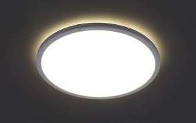 briloner slim ultraflaches led panel mit hintergrundbeleuchtungseffekt kunststoff weiss 293x28mm