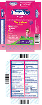 childrens benadryl chewables