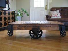 We do not use pallet wood as pallet wood may be hazardous! 65 Industrial Cart Table Ideas Industrial Cart Cart Coffee Table Table
