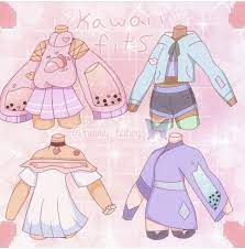 Best price anime merchandise with anime aesthetic icons. Navey Babey Kawaii Fit Drawing Anime Clothes Cute Art Styles Drawing Clothes