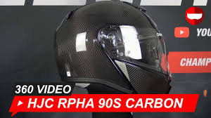 The completely redesigned hjc rpha 90 is the ultimate flip up / modular helmet from hjc. Hjc Rpha 90s Carbon Balian Championhelmets Com Youtube