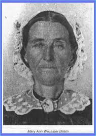 Mary Ann Wacaster Beam (1801-1882)