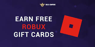 Enter the promo code in the section to the right and your free virtual good will be automatically added to your. Earn Free Robux Gift Cards In 2021 Idle Empire