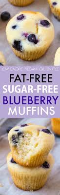 8 low calorie desserts that still taste like heaven. Fat Free Flourless Blueberry Muffins Sugar Free Vegan Gluten Free The Big Man S World