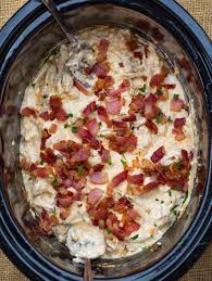 Super easy crock pot recipe for cream cheese chicken chili using cream cheese, corn, black beans, and frozen chicken breasts. Slow Cooker Chicken Bacon Ranch Sandwiches Crack Chicken Dinner Then Dessert