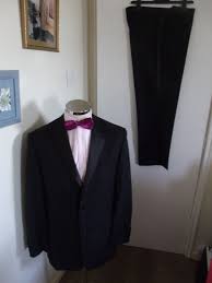 Our suit trouser pockets are round not square to prevent holes. George Asda Men S Black Tux Eve Din Prom 2pc Suit C40 Reg W36 L29 Classic Fashion Clothing Shoes Accessories Mensclothing Su Suits Black Tux Clothes