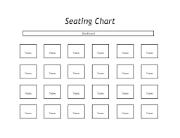 Cafeteria Seating Chart Template Fresh 40 Great Seating Chart Templates Wedding Clas Classroom Seating Chart Template Seating Chart Classroom Classroom Seating