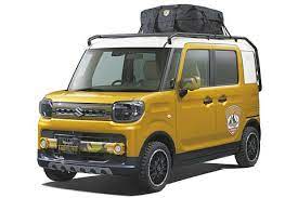 スズキ gsx s1000と同色 の スイフトスポーツ オートサロンバージョン やキャンパー仕様の スペーシア など東京オートサロン 2018に出展 スペーシア スズキgsx スズキ