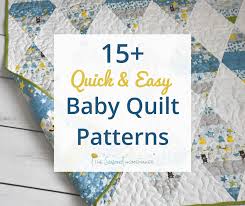 Free quilting pattern downloads from connecting threads and other popular designers, plus free sewing pattern downloads. 15 Free Baby Quilt Patterns The Seasoned Homemaker