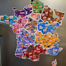 Relatif à « carte de france region et departement ». Magnette Carte De France