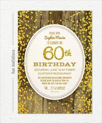 Birthday party invitation template are an expedient way to invite numerous guests at your party. 26 60th Birthday Invitation Templates Psd Ai Free Premium Templates