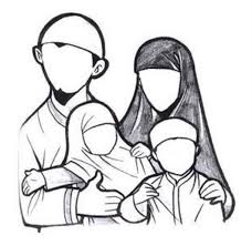 38 Coloriage Famille Musulmane Family Cartoon Islamic Cartoon Family Drawing