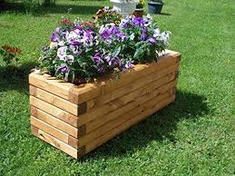Large planters come in an array free shipping by amazon. Dkbees Extra Large Trough Wooden Planter Box Planting Bo Https Www Amazon Co Uk Dp B00z3muanw Ref Cm Sw R Pi Wood Planters Planter Boxes Wood Planter Box