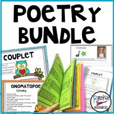 Poetry Bundle Elements Of Poetry Poetry Analysis Distance Learning Poetry Analysis Poetry Booklet Interactive Writing