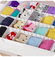 Underwear organizer multifunction storage case storage box for bra. Drawer Clapboard Divider Cabinet Diy Storage Box Organizer